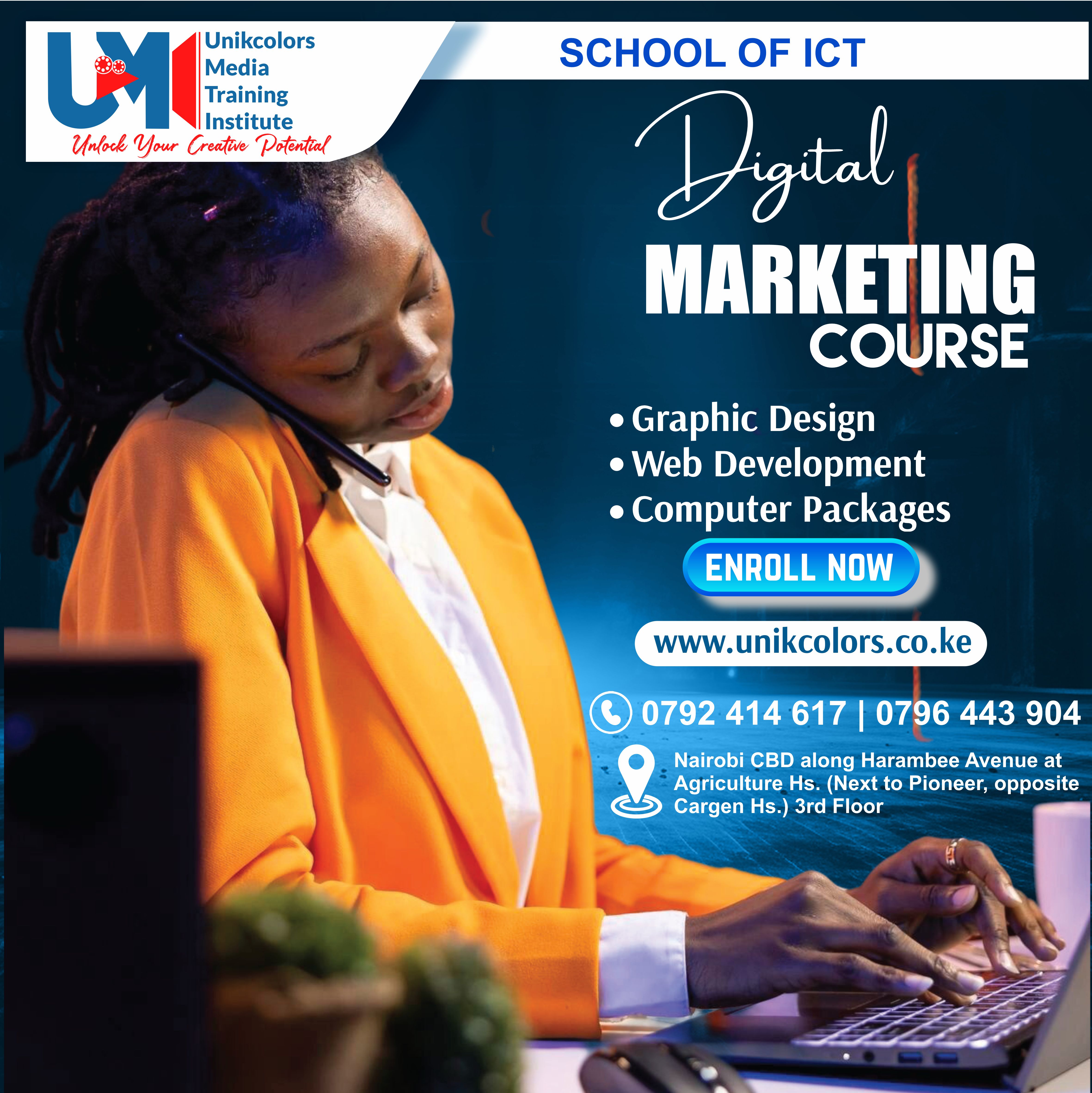 COMPUTER COURSES - DIGITAL MARKETING | GRAPHIC DESIGN | WEB DEVELOPMENT | COMPUTER PACKAGES COURSE
